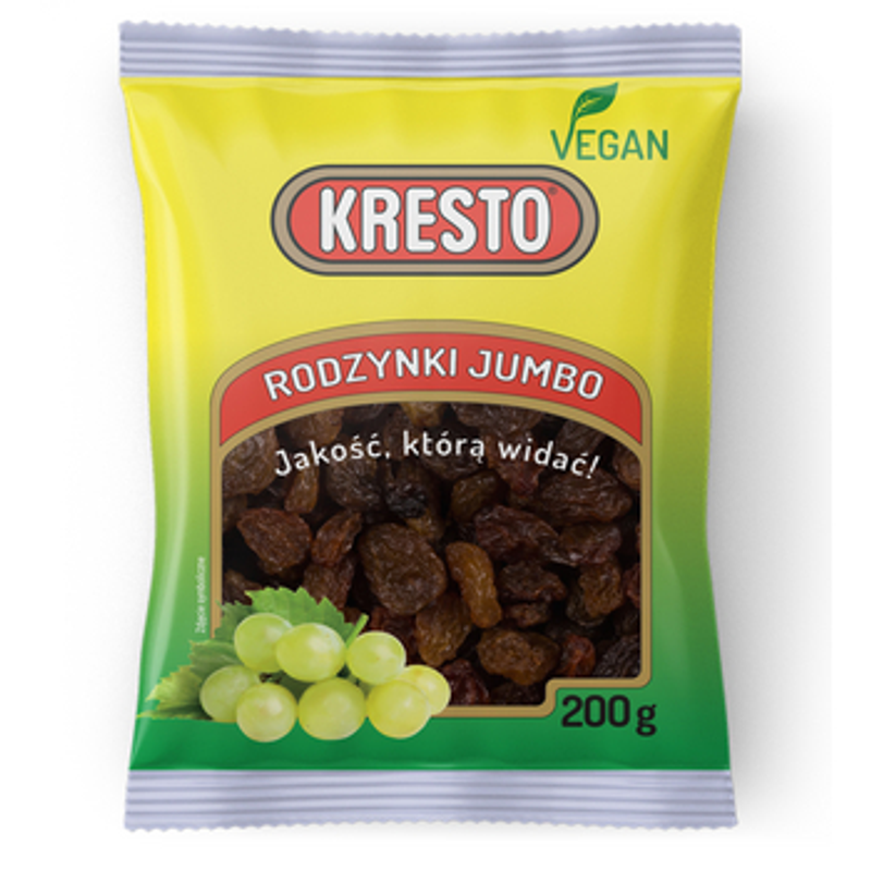 Kresto rodzynki Jumbo 200g