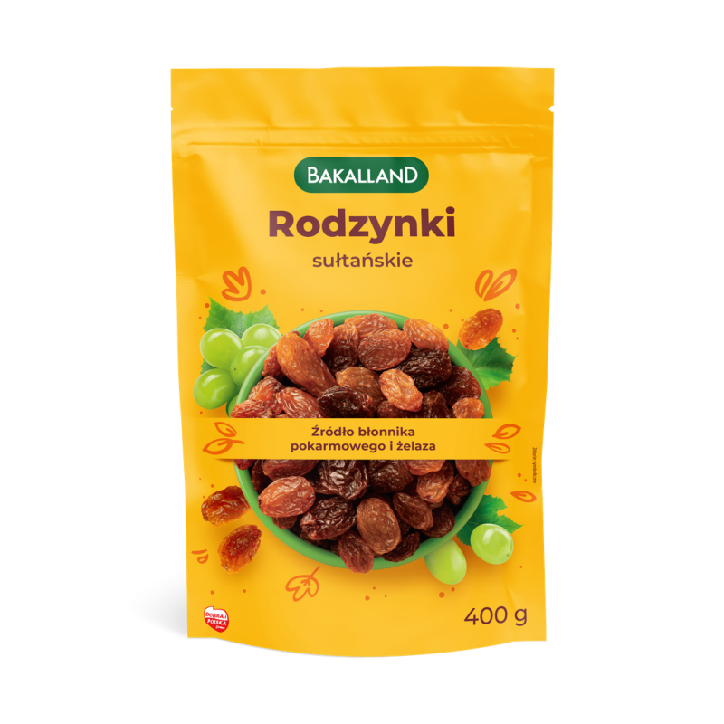 Rodzynki sułtańskie 400g Bakalland