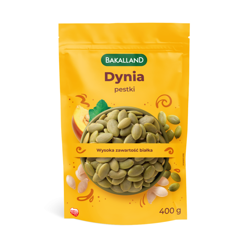 Pestki dyni łuskane 400g Bakalland