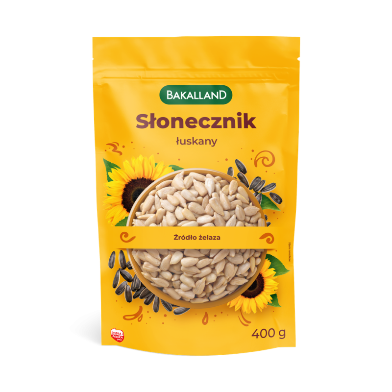Słonecznik łuskany 400g Bakalland