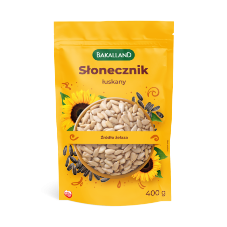 Słonecznik łuskany 400g Bakalland
