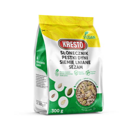 Kresto słonecznik/pestka dyni/ siemię lniane/sezam 300g