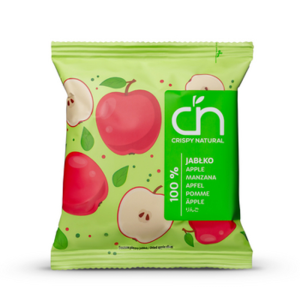Crispy Natural suszone chipsy z jabłka 18g