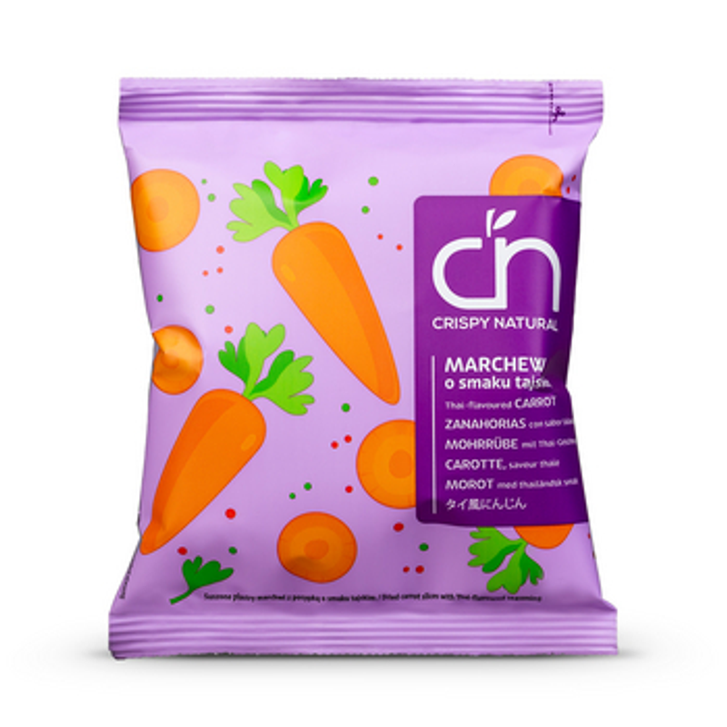 Suszona marchew o smaku tajskim 18g Crispy Natural