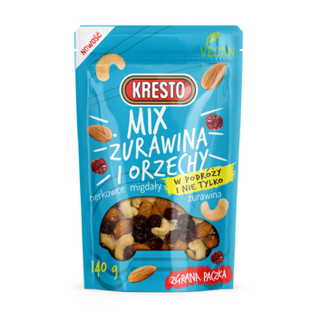 Kresto mix żurawina i orzechy 140g