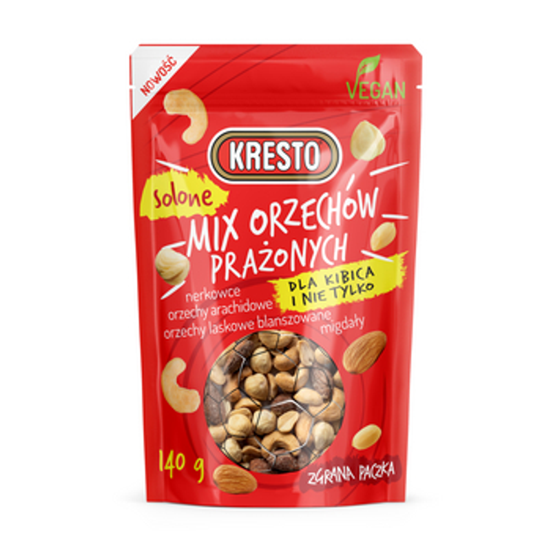 Kresto mix orzechów prażonych solonych 140g