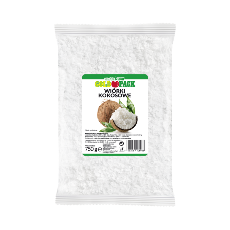 GoldPack wiórki kokosowe 750g