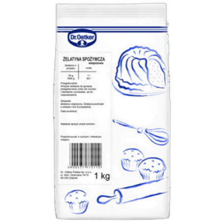 Dr. Oetker Żelatyna spożywcza wieprzowa 1 kg