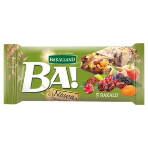 BA! Baton zbożowy 5 bakalii 40g Bakalland