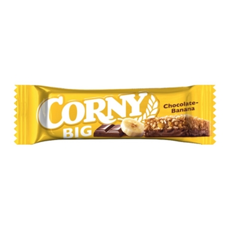 Corny Big baton zbożowy z mleczną czekoladą i bananami 50g