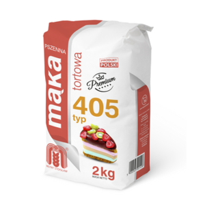 Mąka pszenna tortowa typ 405 2 kg Młyny Stoisław X6