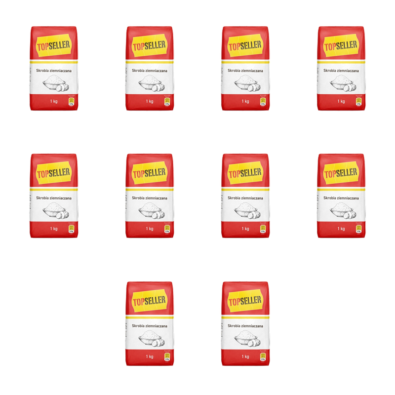 TOPSELLER Skrobia Ziemniaczana 1kg X10