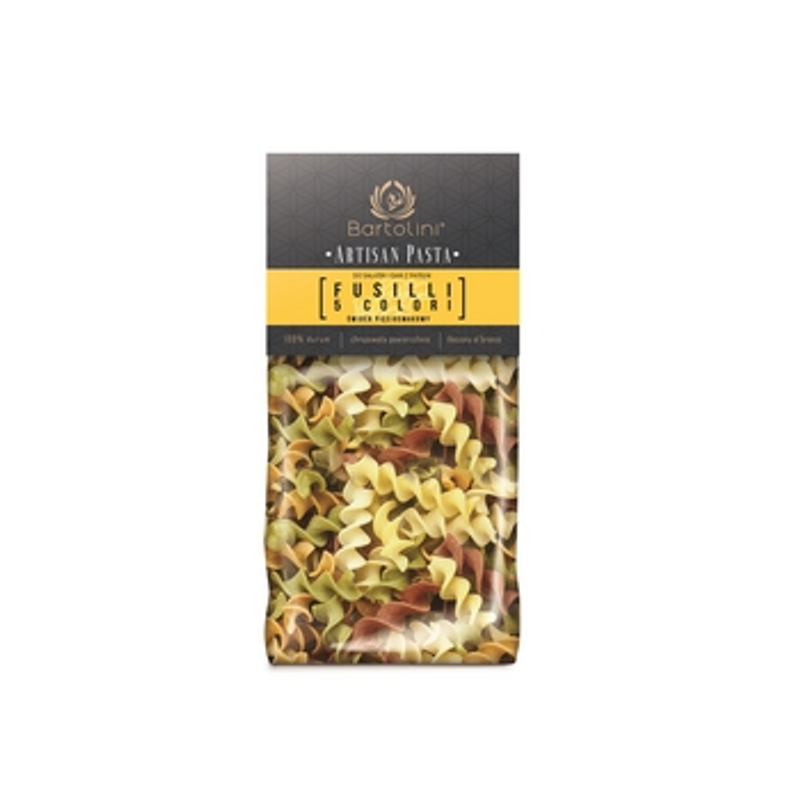 Makaron Bartolini Durum 300g świderek nr 3 pięciosmakowy