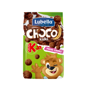 Lubella Mlekołaki Choco Kulki Zbożowe kulki o smaku czekoladowym 500 g X9