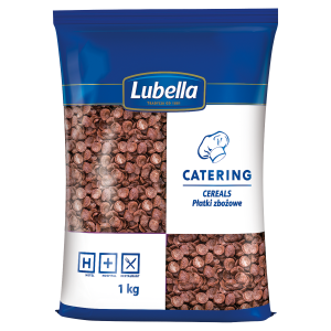 Płatki Zbożowe Muszelki o Smaku Czekoladowym - Lubella Catering 1kg