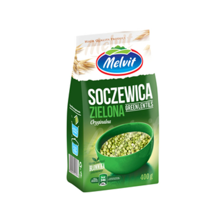 Melvit Soczewica zielona 400g