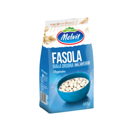 Melvit Fasola Biała Drobna 400g