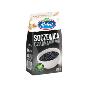 Melvit Soczewica czarna 400g