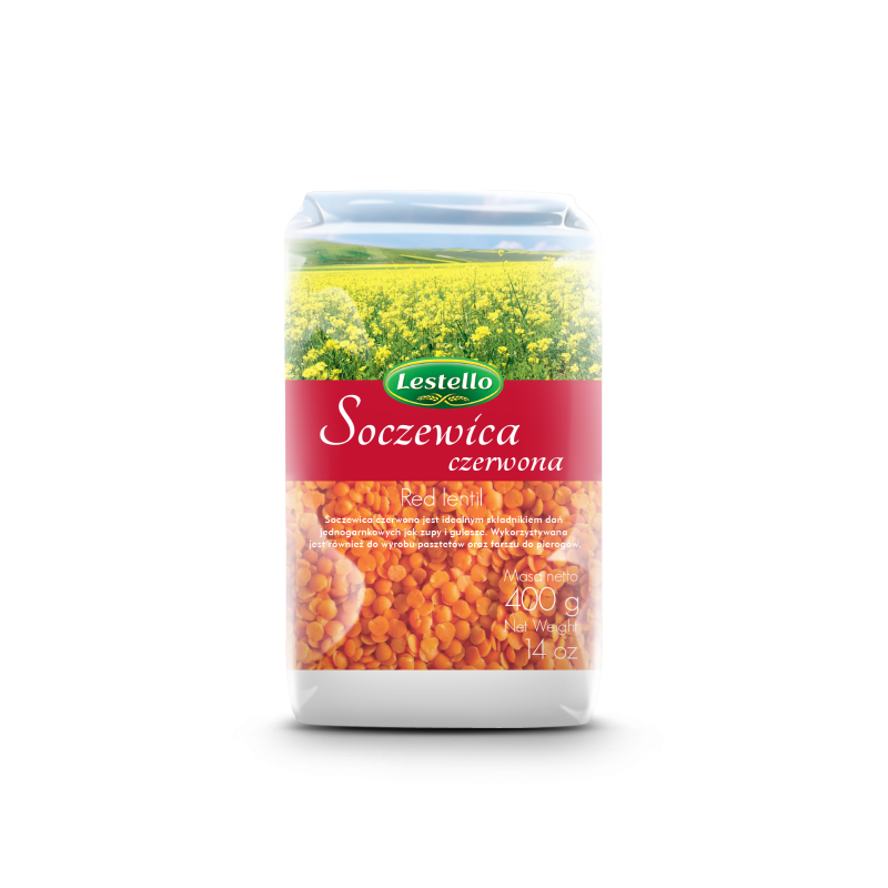 Lestello Soczewica czerwona 400 g