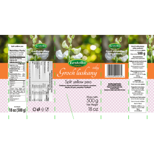 Lestello Groch łuskany żółty 500 g