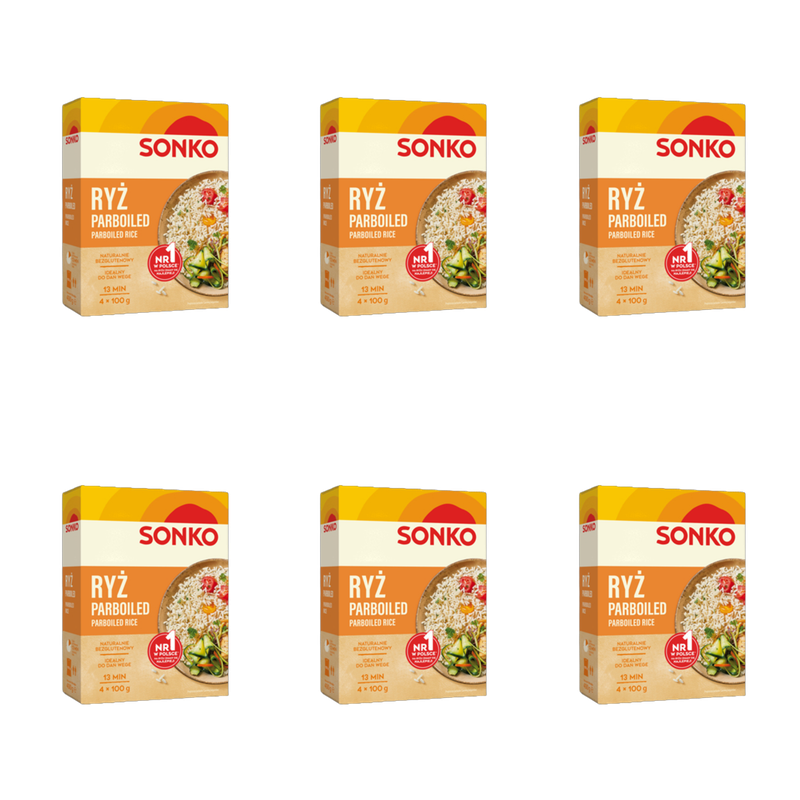 Sonko. Ryż parboiled 4x100 g. X6