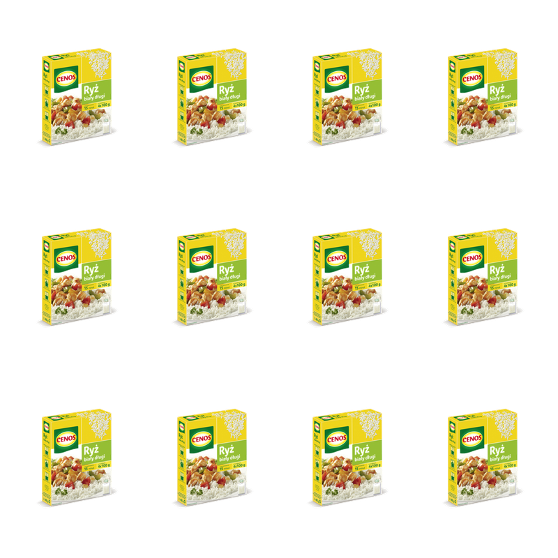 Ryż biały długi 4 x 100 g Cenos X12