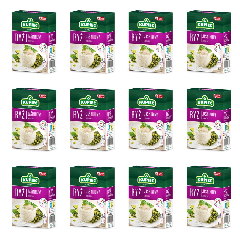 Kupiec Ryż jaśminowy 4 x100g X12