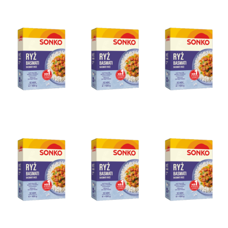 Sonko. Ryż basmati 4x100 g. X6