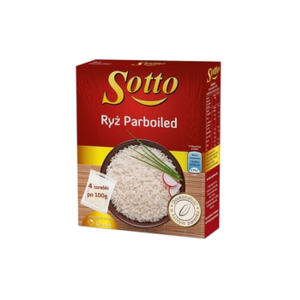 Ryż Sotto Parboiled 4x100g kartonik X12