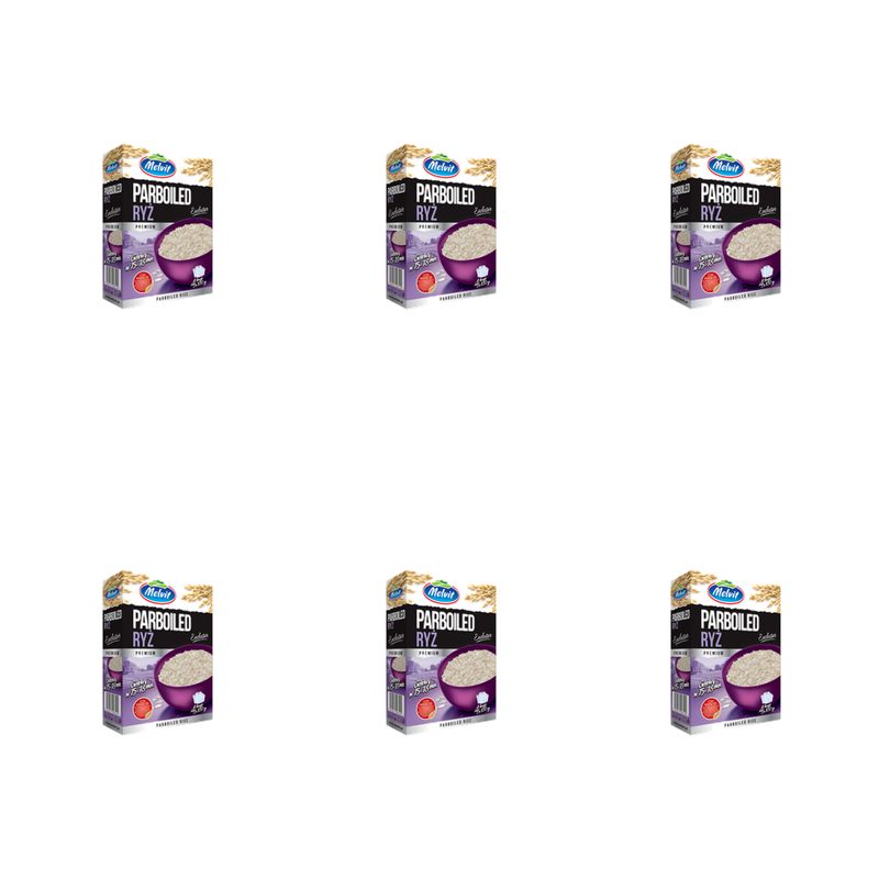 Melvit Ryż parboiled 4x100g X6
