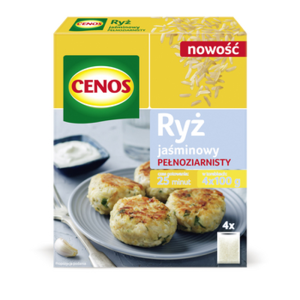 Cenos Ryż jaśminowy pełnoziarnisty 4x100 g