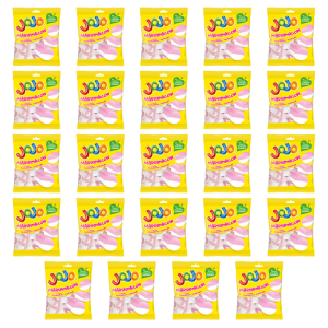 JOJO Marshmallow Pianki o smaku truskawkowo-waniliowym 86g X24