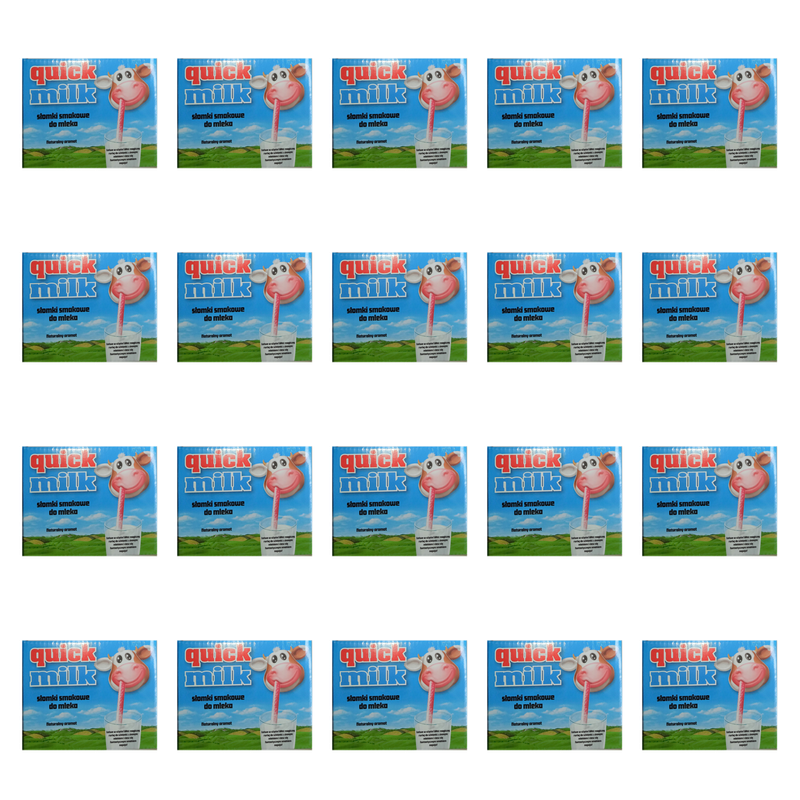 Felfoldi Quick Milk słomki do picia mleka smakowe 30g X20