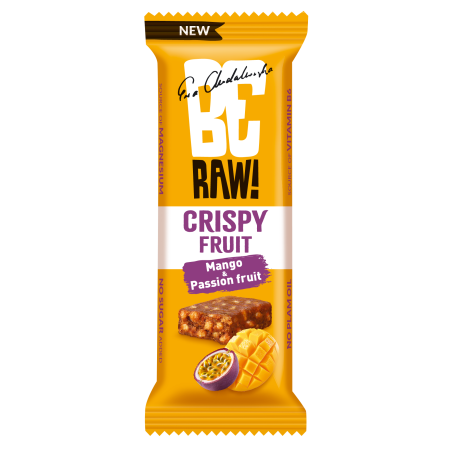 BeRAW Crispy Fruit Mango & Passionfruit 40g
