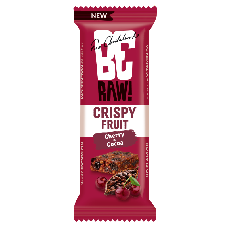 BeRAW Crispy Fruit Cherry & Cocoa 40g