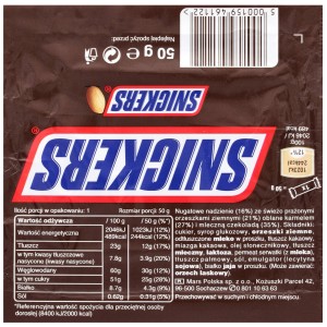 Snickers Baton 50g