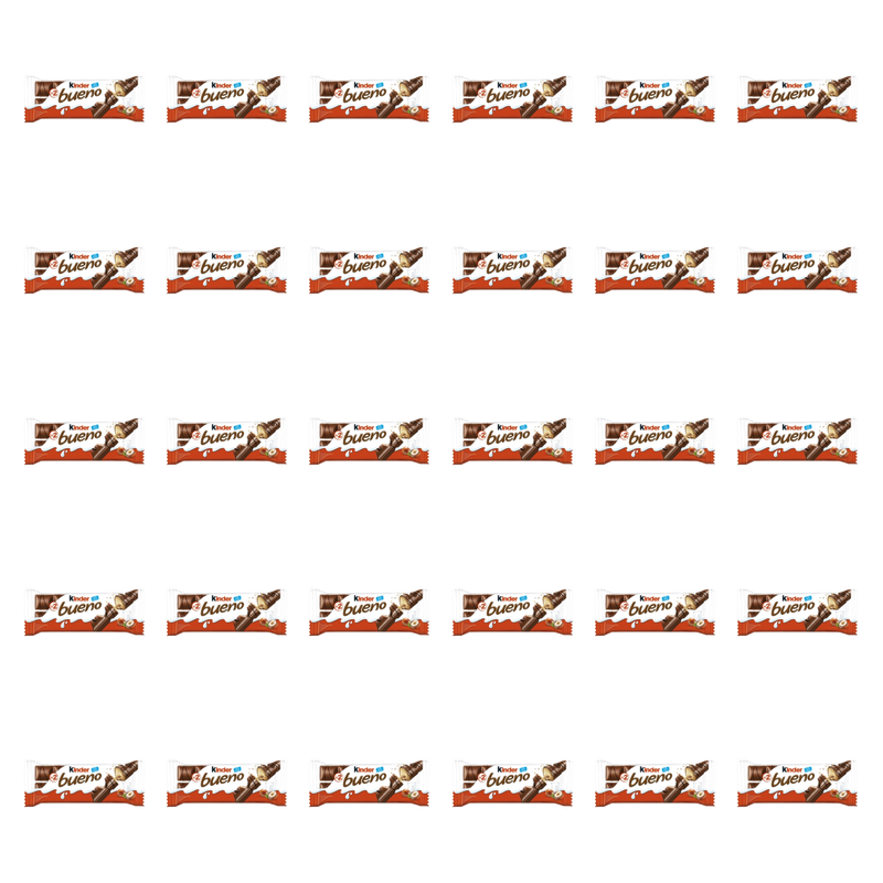 KINDER BUENO, wafel z nadzieniem 43g X30