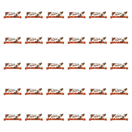 KINDER BUENO, wafel z nadzieniem 43g X30