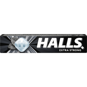 Halls Extra Strong Cukierki Mentolowe Eukaliptusowe Orzeźwiające 20szt 33.5g