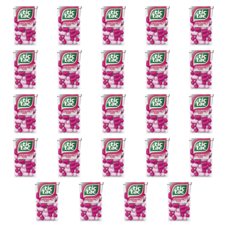 Tic Tac Strawberry Mix 18g X24