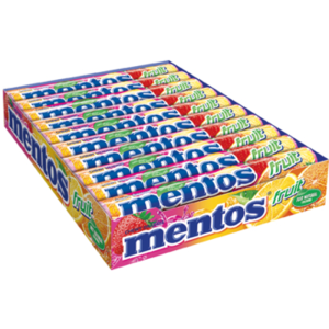Mentos Fruit Rolka 38g X20