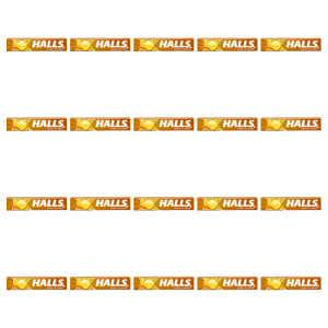 Halls Honey & Lemon 33.5g X20