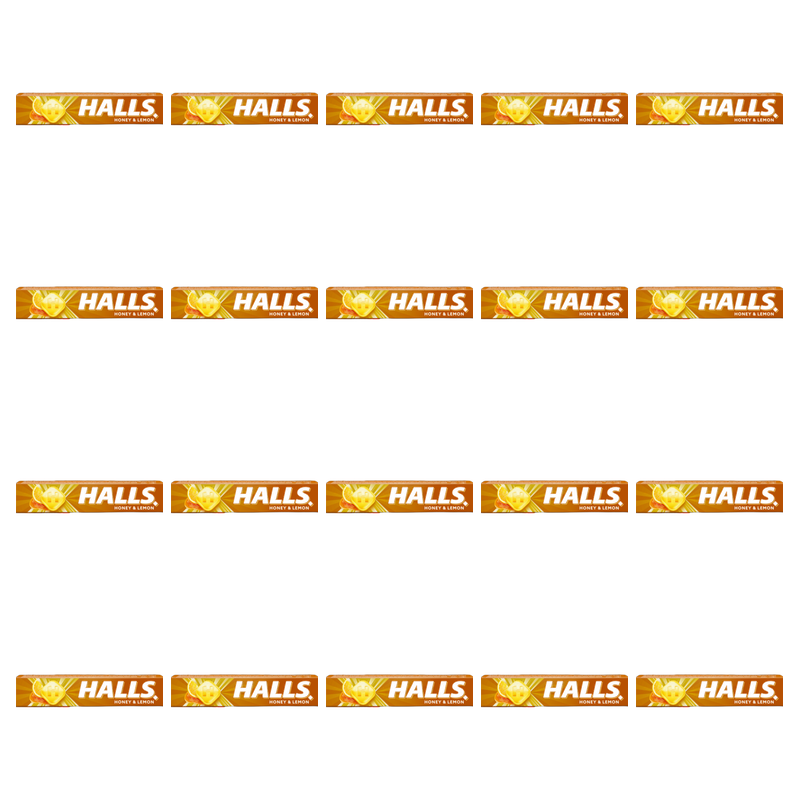 Halls Honey & Lemon 33.5g X20