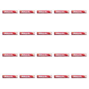 Halls Fruitwave Strawberry Cukierki z Nadzieniem o Smaku Truskawkowym 45g X20