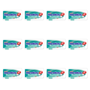 Mentos 2 Hours Clean Breath Intense Mint 21g X12