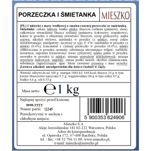 Porzeczka & śmietanka 1kg Mieszko