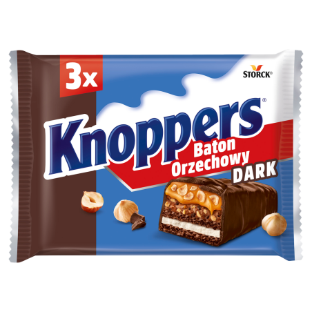 Knoppers Baton Orzechowy Dark 120g (3x40g)
