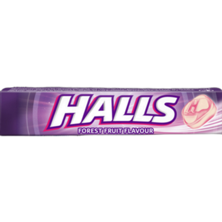 Halls Forest Fruit Cukierki o Smaku Owoców Leśnych - Dropsy 20szt 33.5g