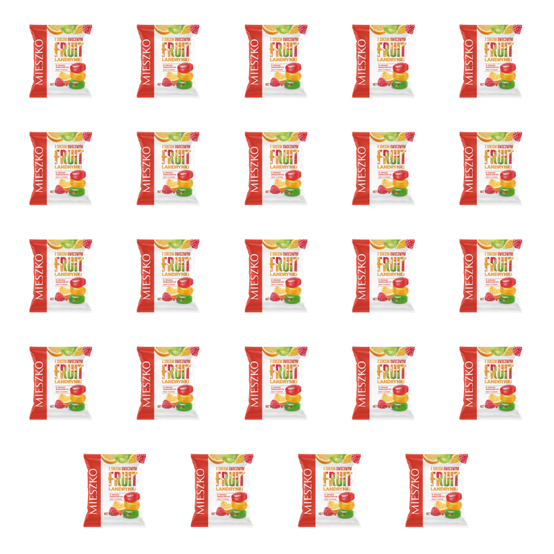 Landrynki owocowe 90g Mieszko X24