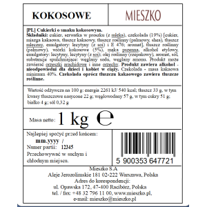 Michaszki kokos 1kg Mieszko